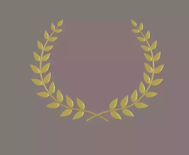 Laurel Wreath 3D model