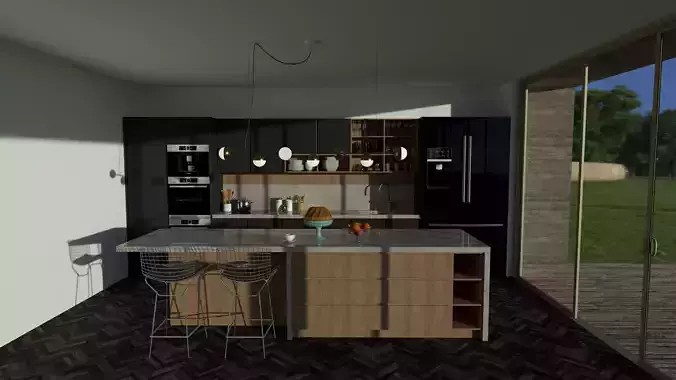 modern minilal kitchen chic and elegant designe 