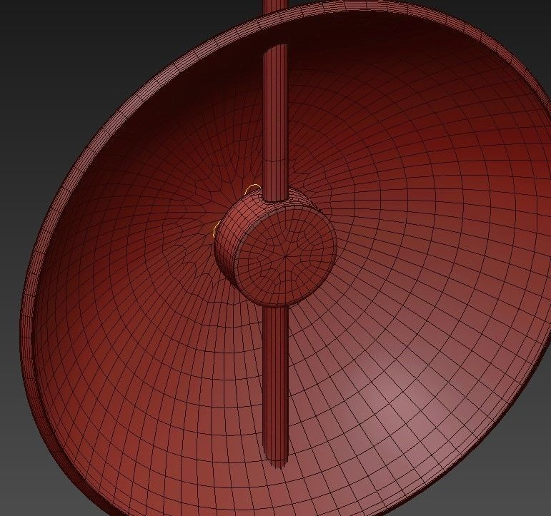 DELANANO floor lamp with two discs 3D model_5