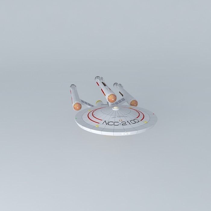 USS Federation Free 3D model_2