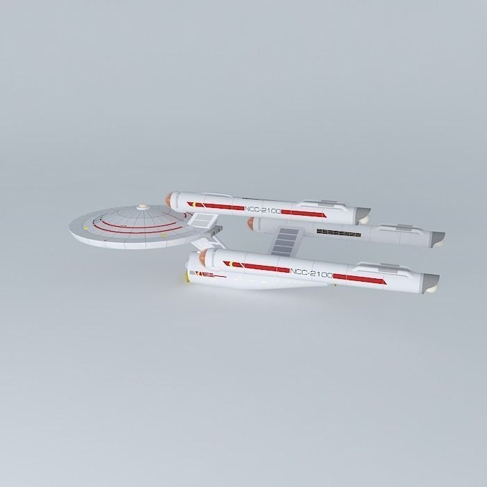 USS Federation Free 3D model_1