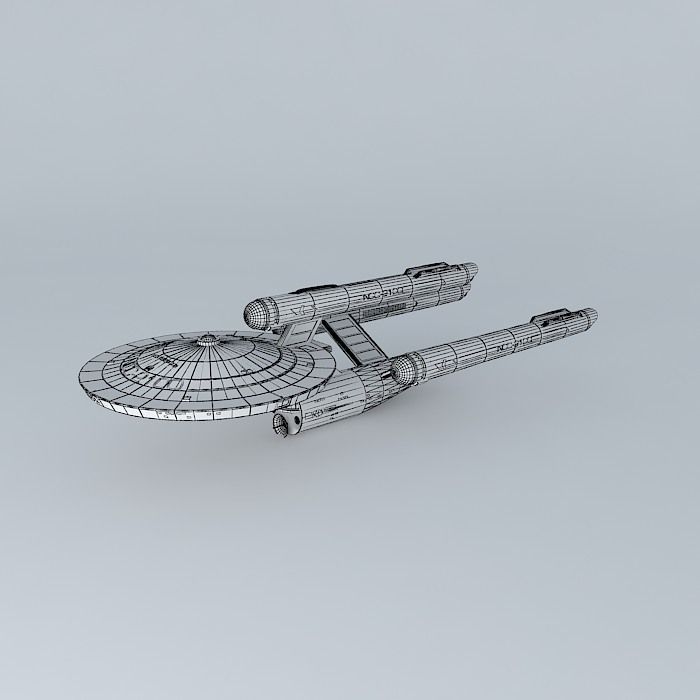 USS Federation Free 3D model_4
