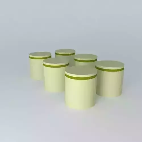 Tank 2 set of six jars