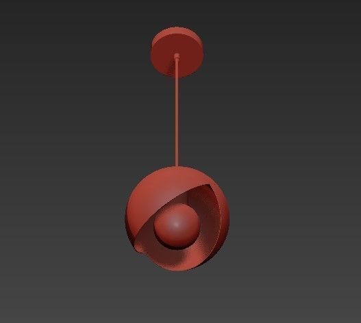 RAVANA B ball hanging from ceiling 3D model_1