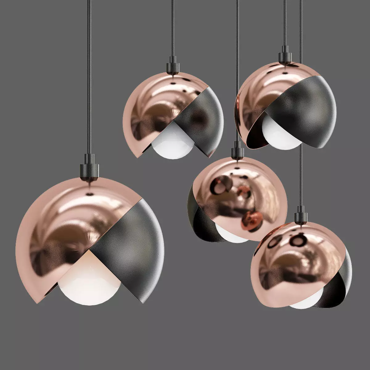 RAVANA B ball hanging from ceiling 3D model_0