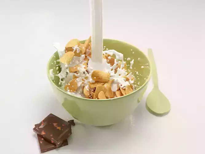 Bowl of Cereal and milk