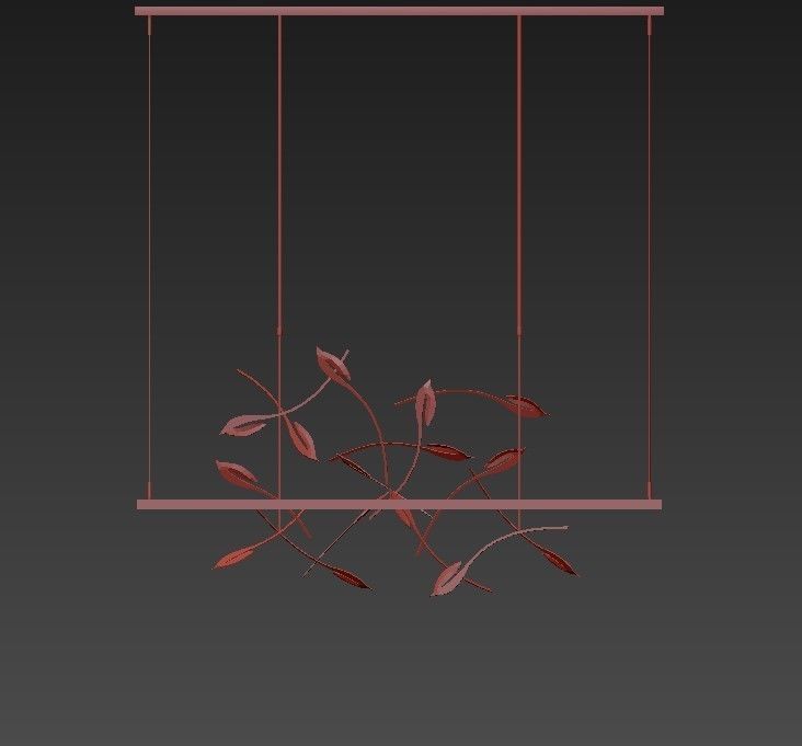 Autumn Pendant 3D model_3