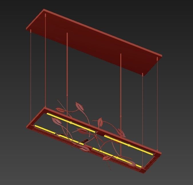 Autumn Pendant 3D model_4