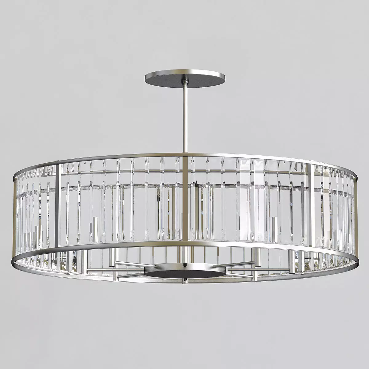 HERA OVAL CHANDELIER By Arteriors Home 3D model_0