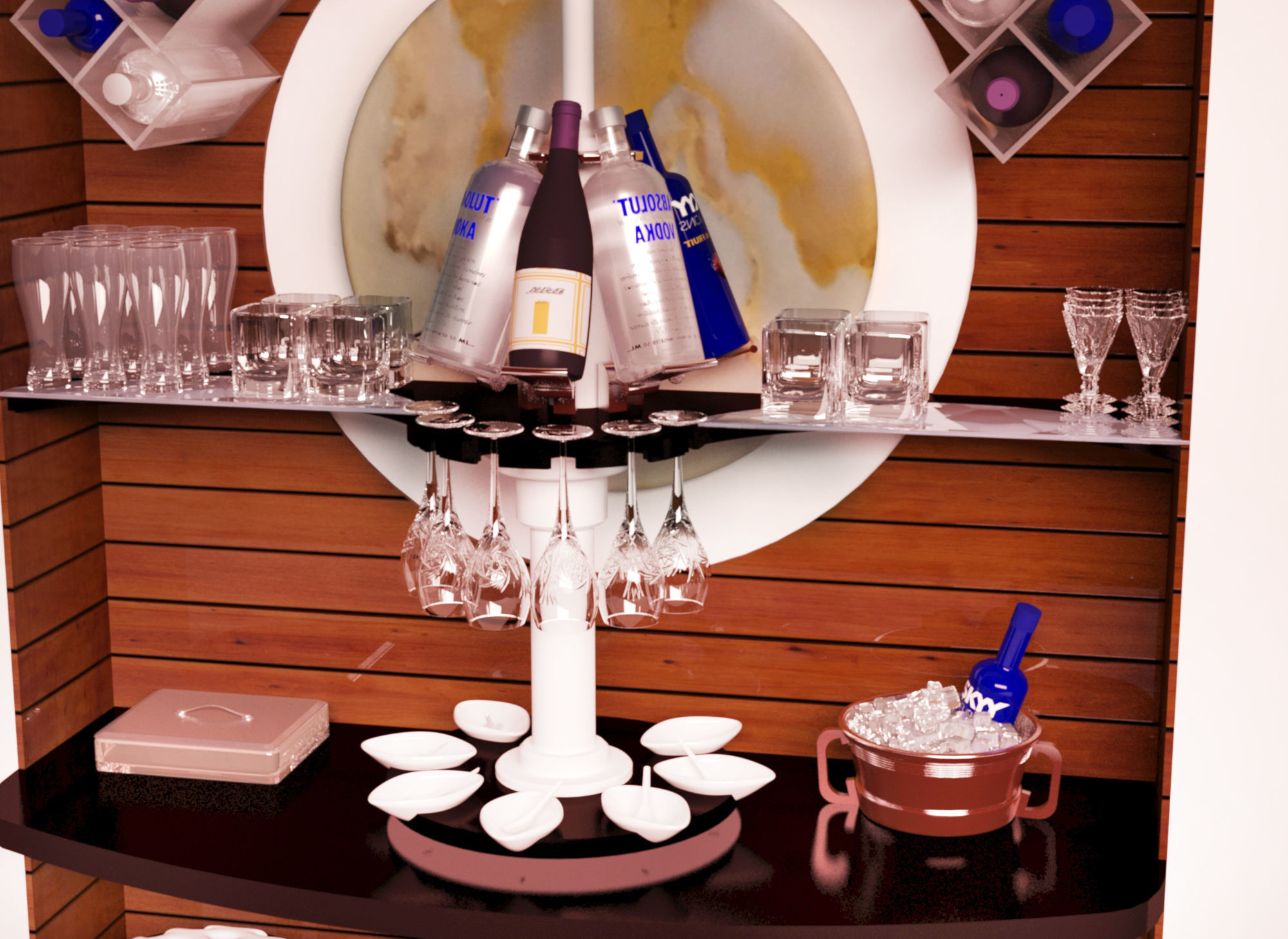 home bar 3D model_1