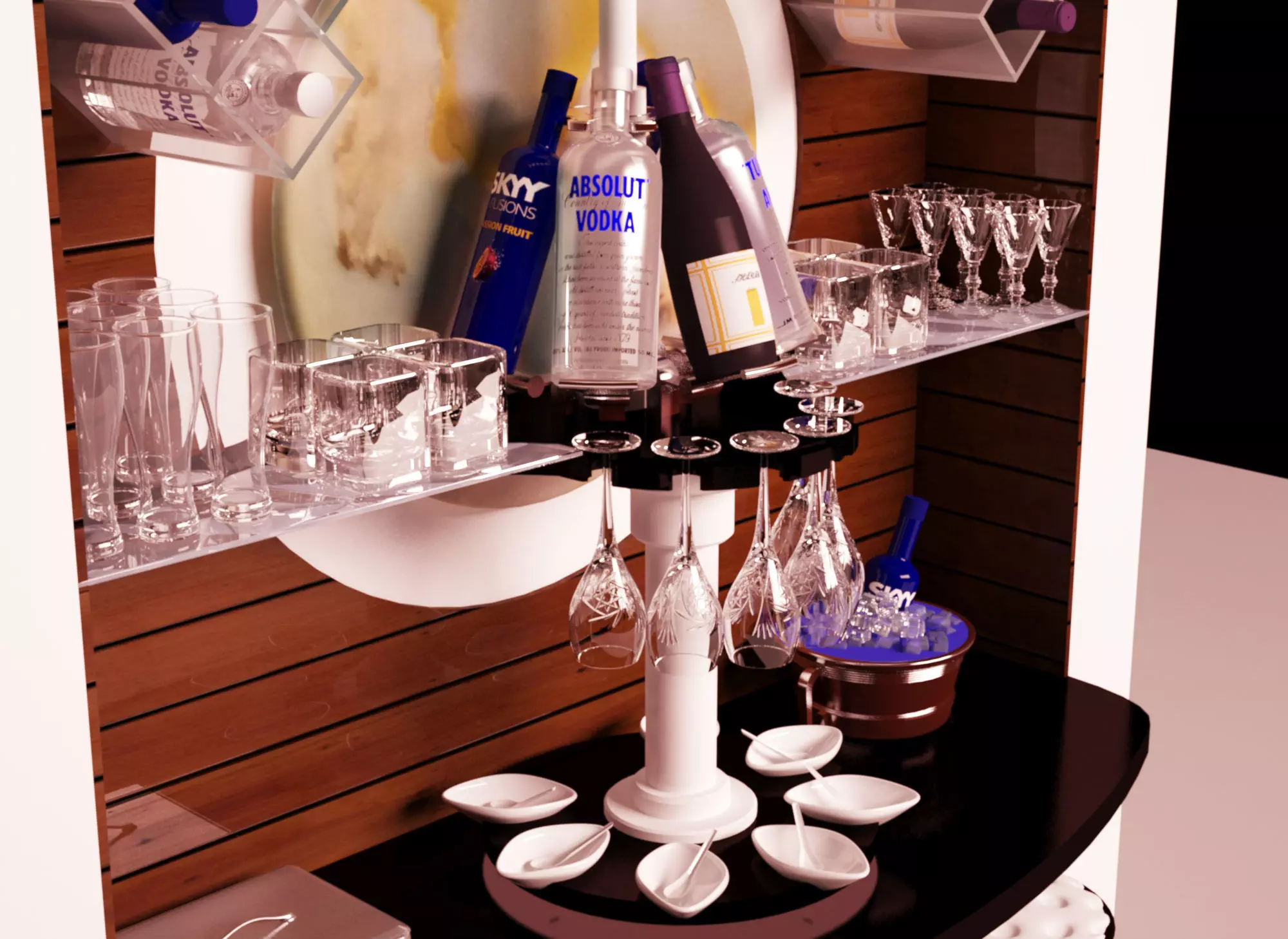 home bar 3D model_0