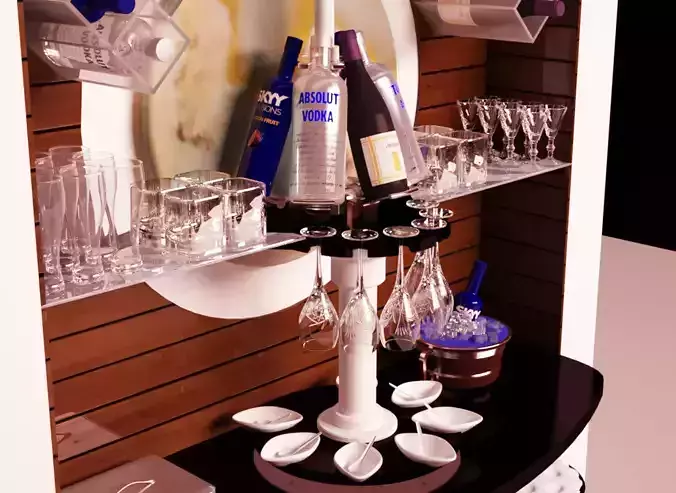 home bar 3D model