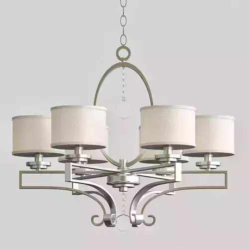 ROSENDAL light chandelier with shades