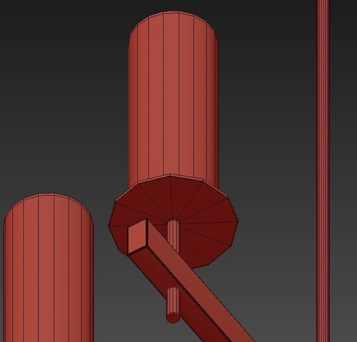 TUXEDO chandelier 3D model_4