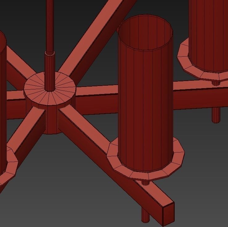 TUXEDO chandelier 3D model_5