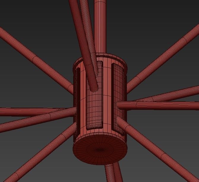 RAEF chandelier 3D model_8