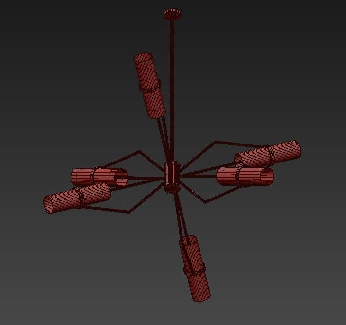 RAEF chandelier 3D model_7