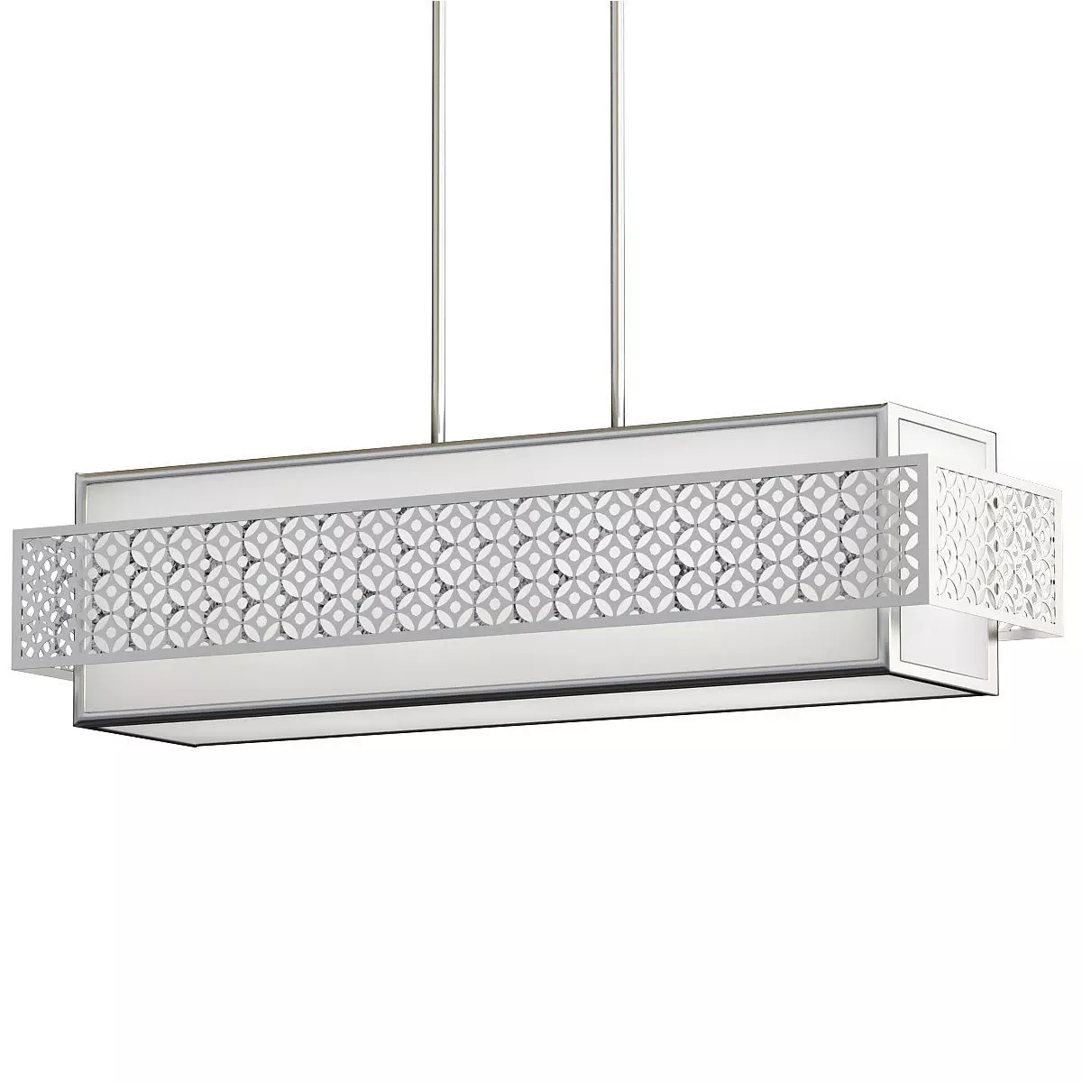KENNEY rectangular pendant light fixture 3D model_0
