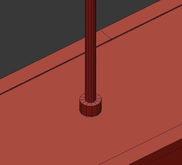 KENNEY rectangular pendant light fixture 3D model_5