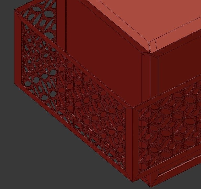 KENNEY rectangular pendant light fixture 3D model_4