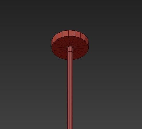 NABILA chandelier with balls hanging from it 3D model_5