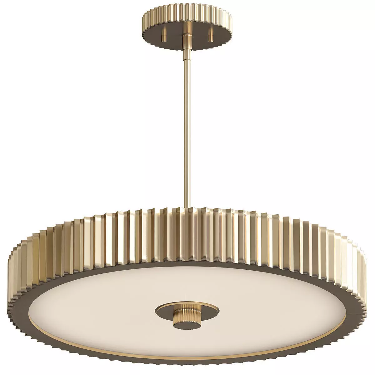 PARAMOUNT pendant light with brass finish 3D model