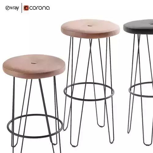 Circus Steel Barstool by Gohlin