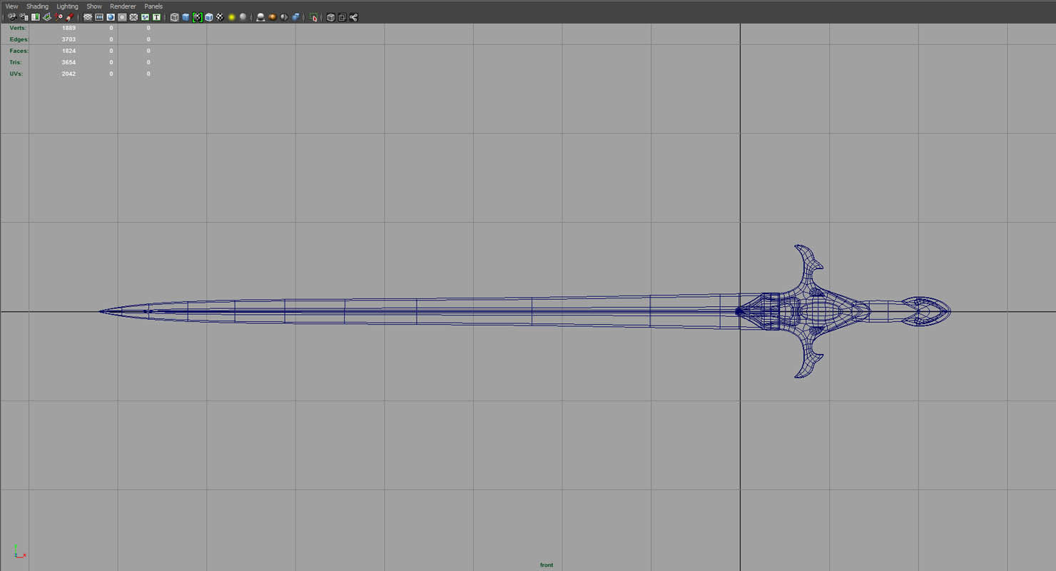 sword 3d model 3D model_3