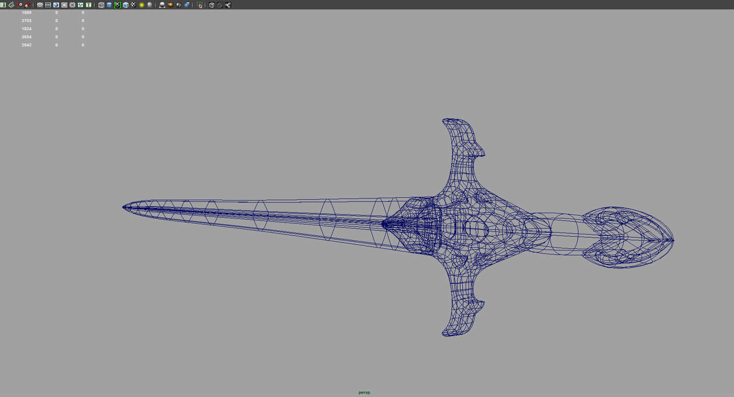 sword 3d model 3D model_4