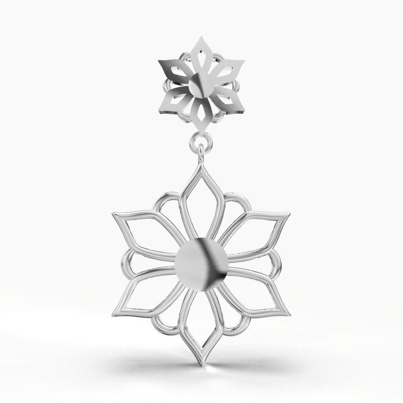 GOLD EARRING 3D print model_8