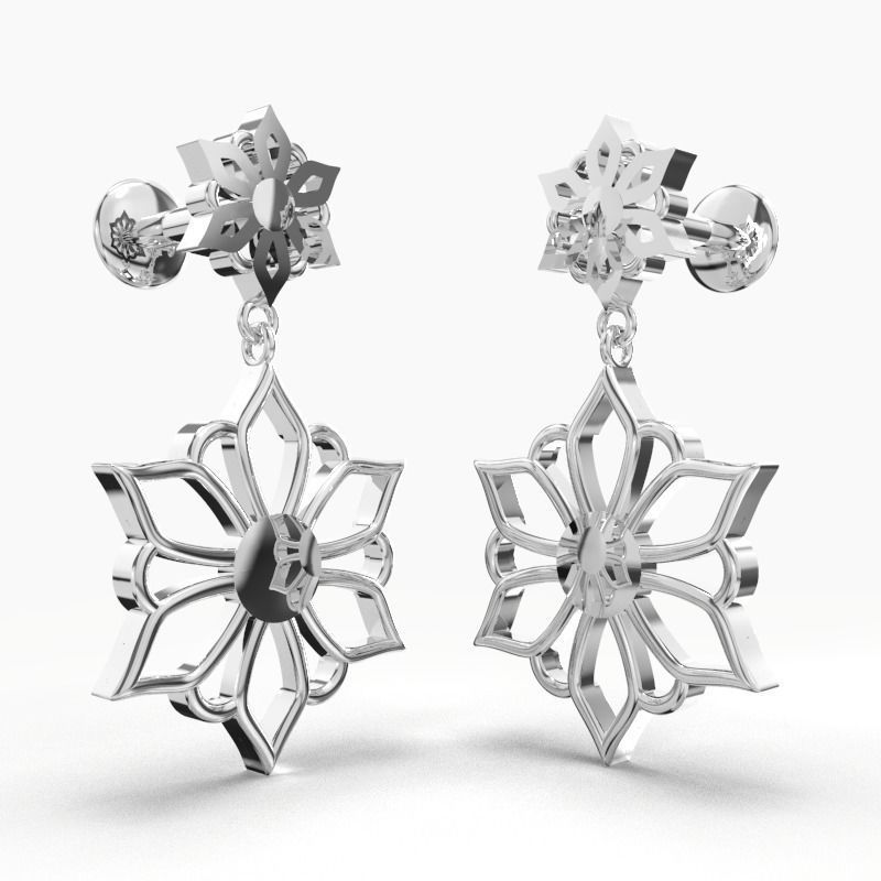 GOLD EARRING 3D print model_9