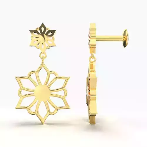 GOLD EARRING 3D print model