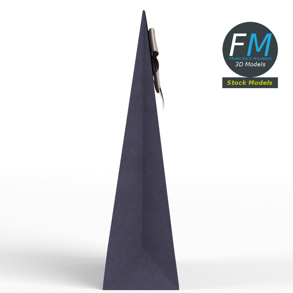 Gift paper bag 3D model_4
