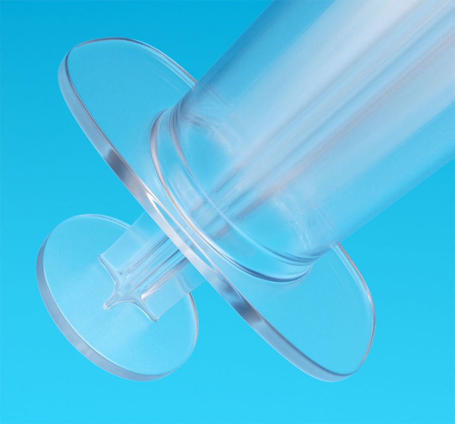 Syringe - Medical Instrument 3D model Low-poly 3D model_3