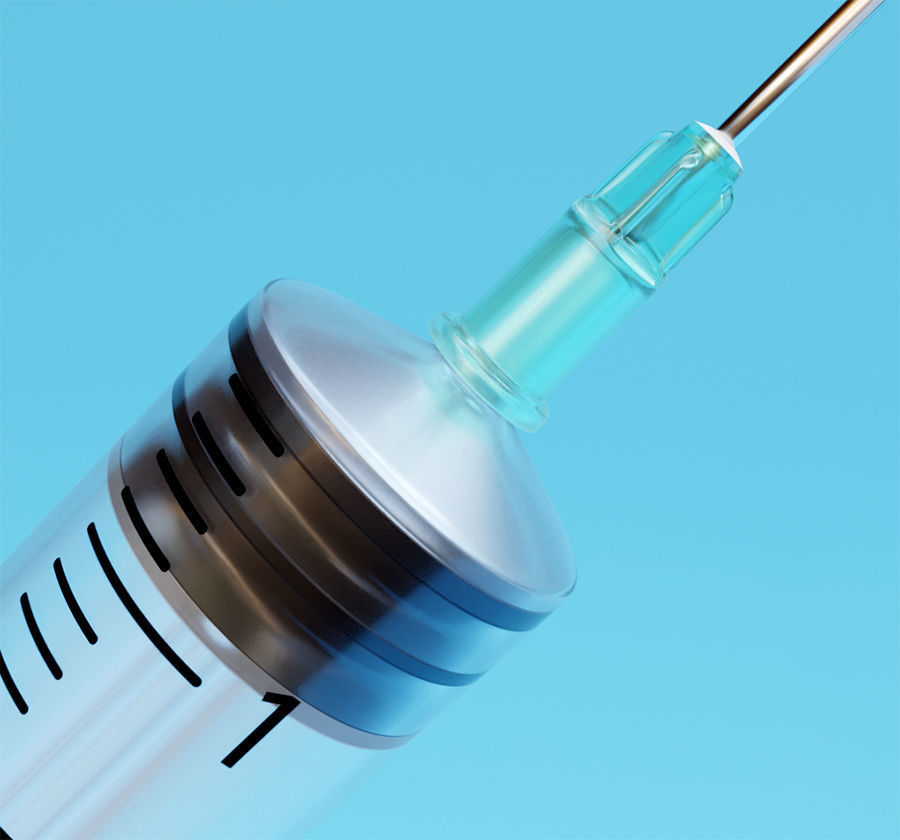 Syringe - Medical Instrument 3D model Low-poly 3D model_2