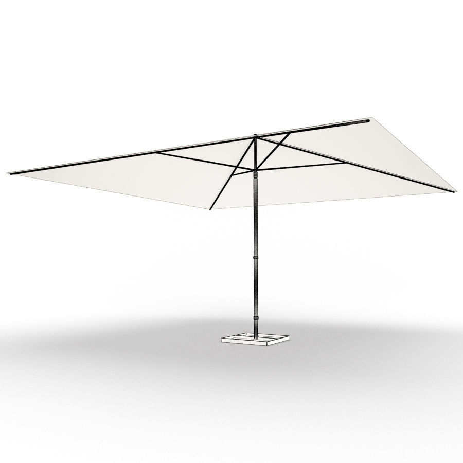 Parasol Set sunbrella patio umbrella 3D model_6