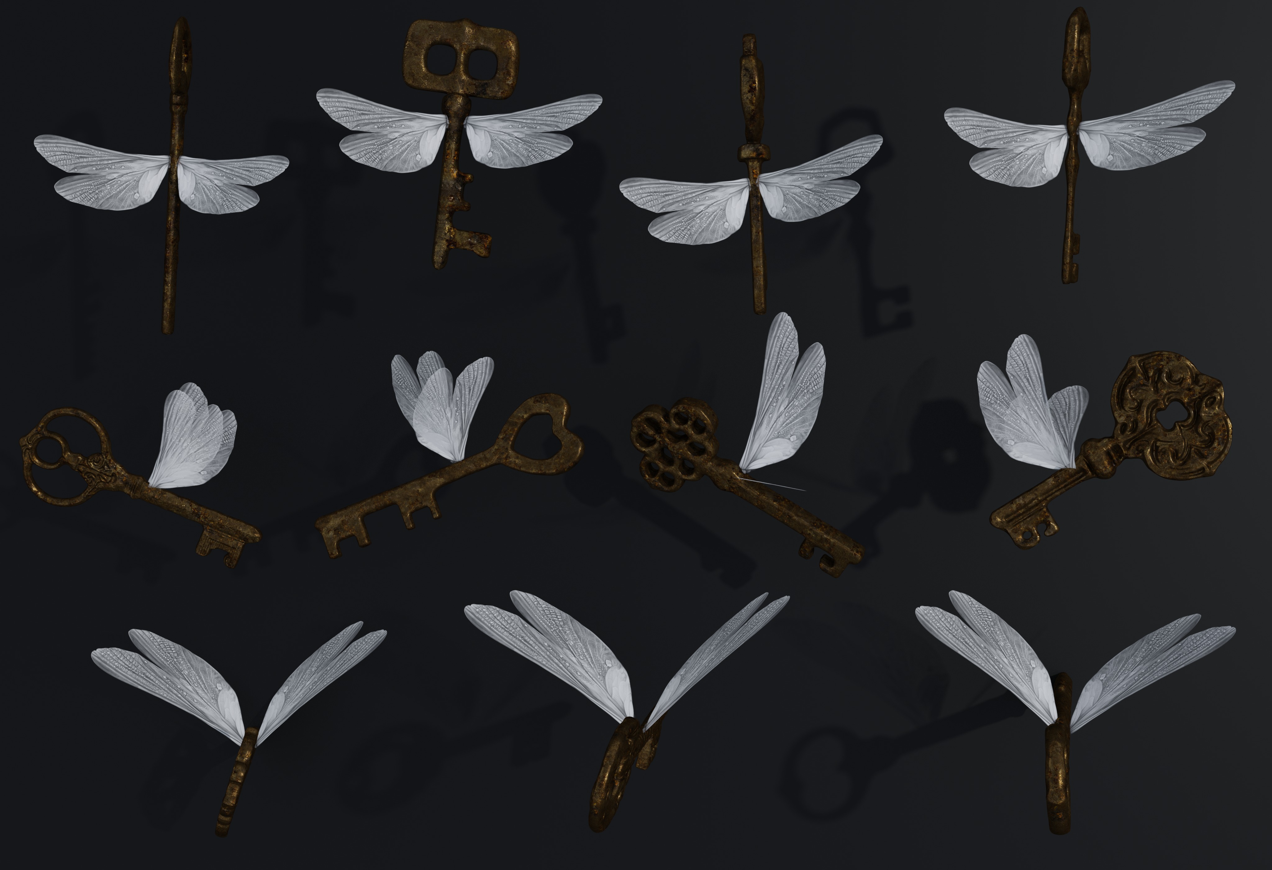 Magic Keys And Locks 3D model_5