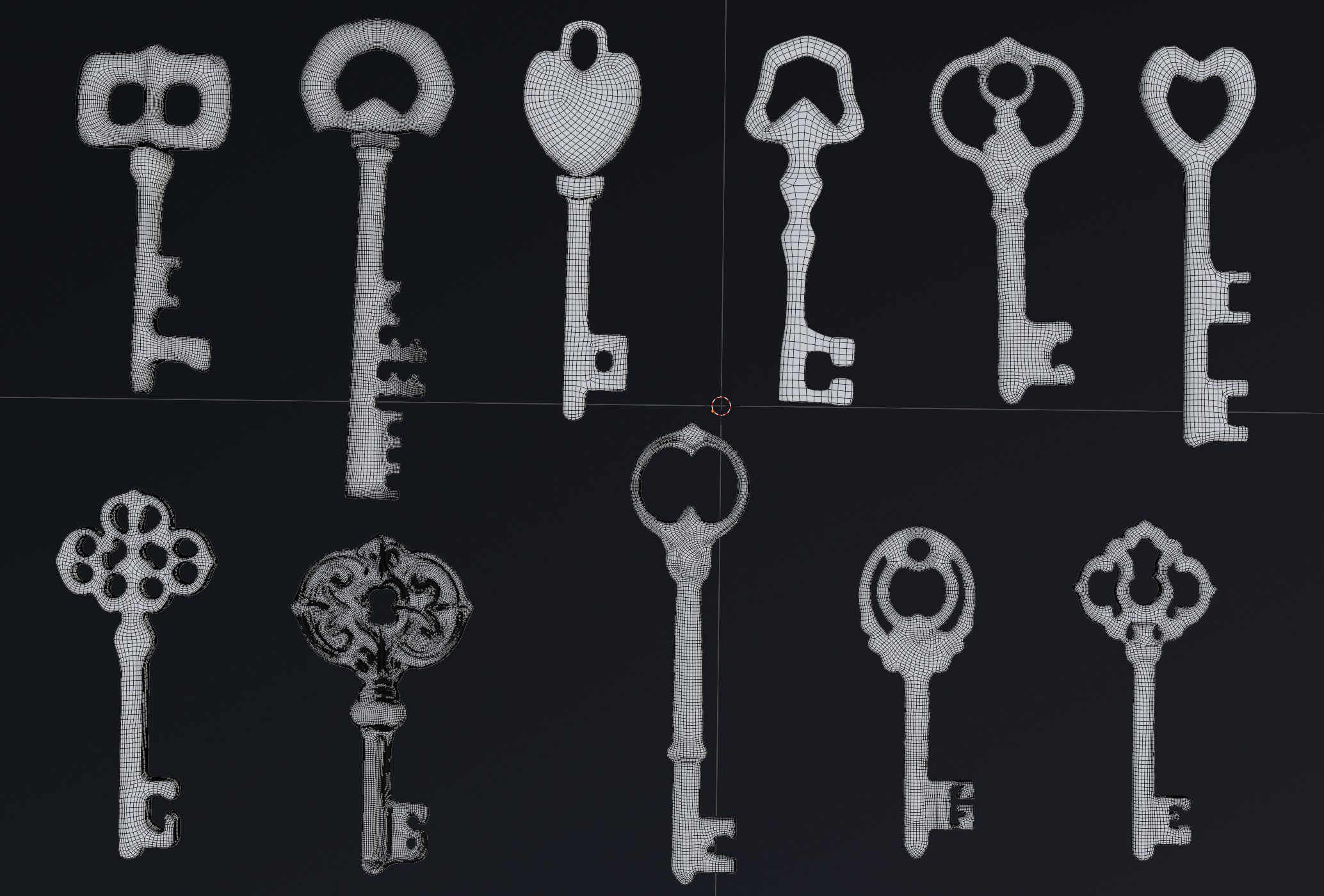 Magic Keys And Locks 3D model_11