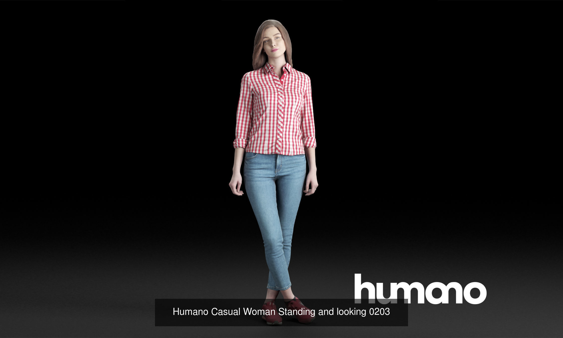 Humano 5-Pack - CASUAL - STREET - PEOPLE - 5x 3D models 02B 3D Model Collection_2