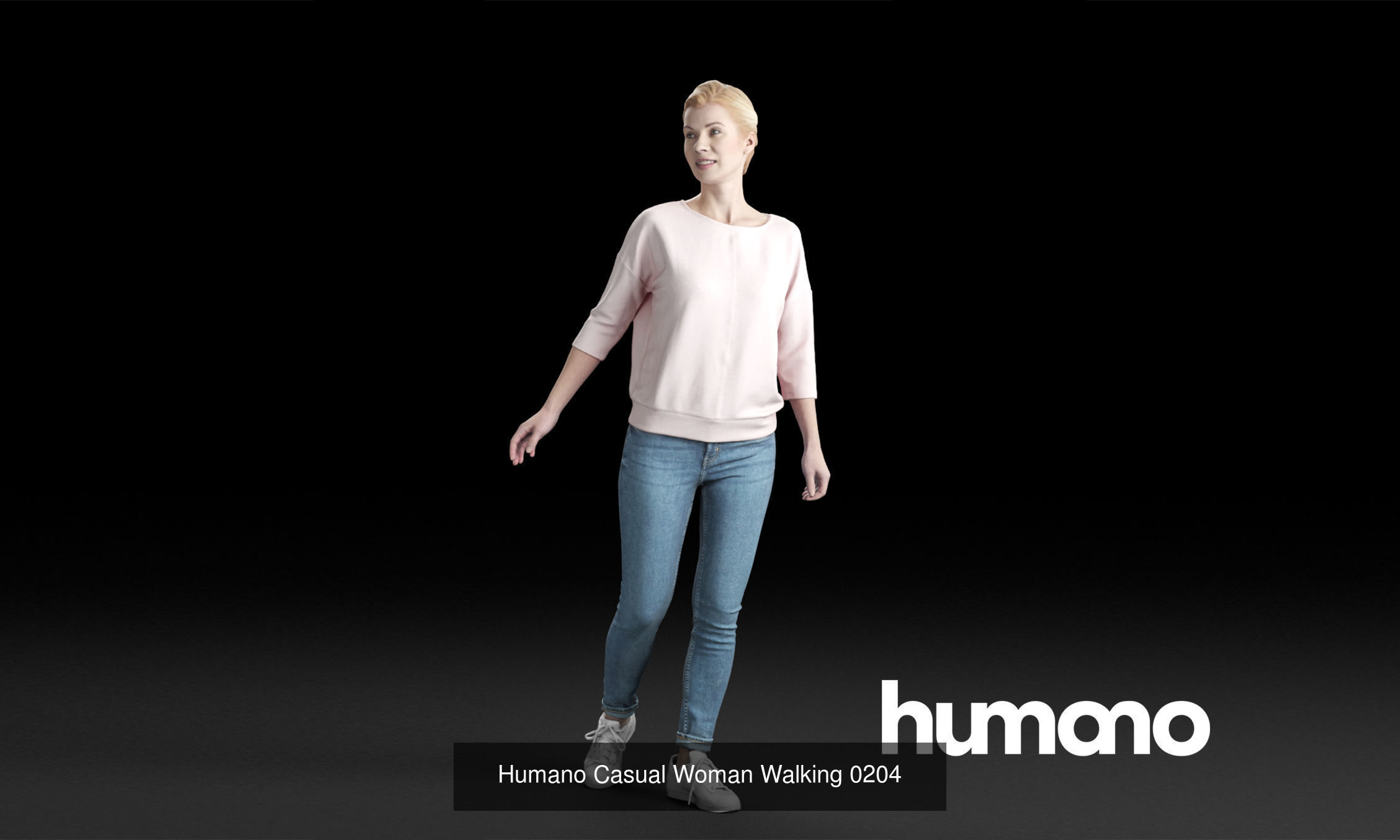 Humano 5-Pack - PEOPLE - HOME - FAMILY - 5x 3D models 02C 3D Model Collection_1