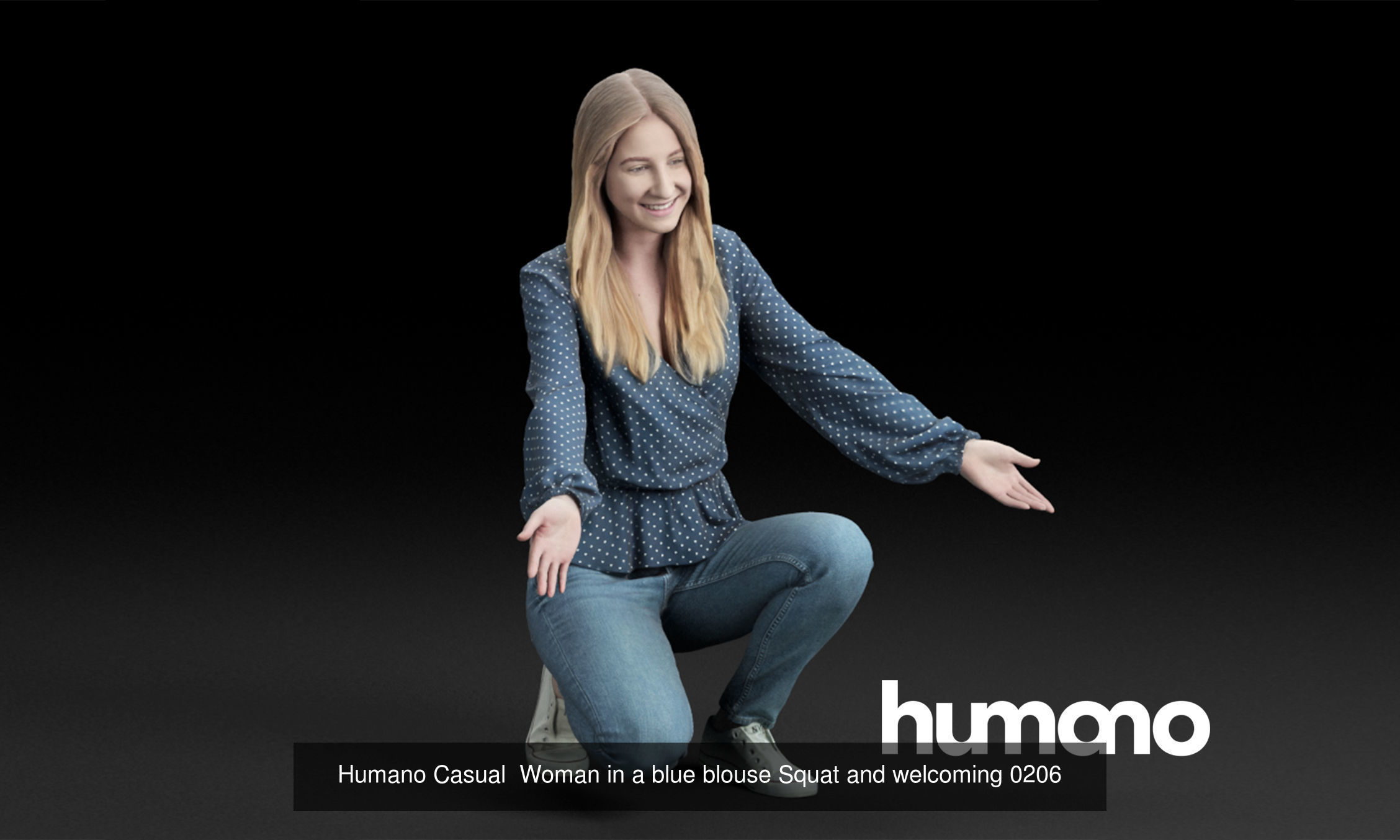 Humano 5-Pack - PEOPLE - HOME - FAMILY - 5x 3D models 02C 3D Model Collection_2