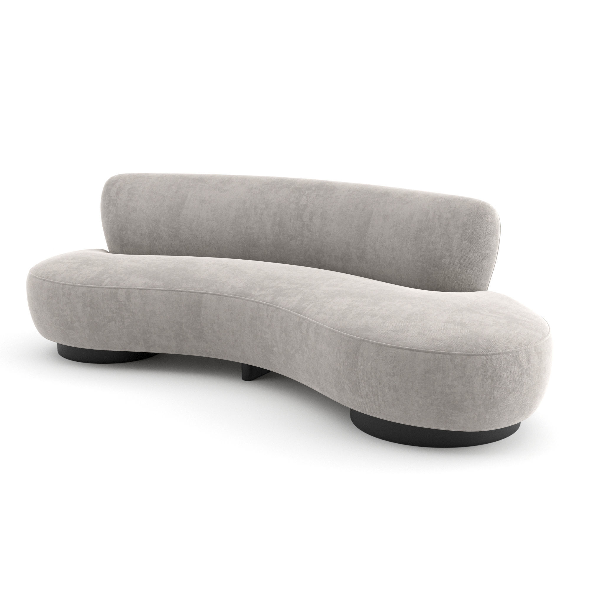 Mini Sofa by Vladimir Kagan 3D model_4