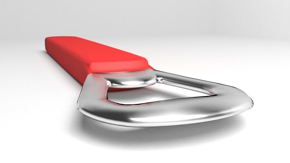 Bottle Opener 3D model_2