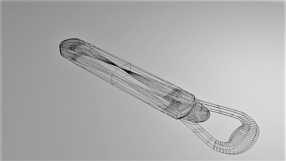 Bottle Opener 3D model_4