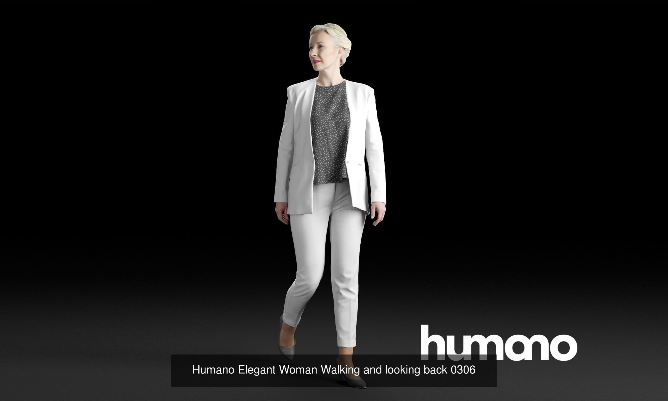 Humano 5-Pack - PEOPLE - TALKING - GROUP - 5x 3D models 03C 3D Model Collection_1