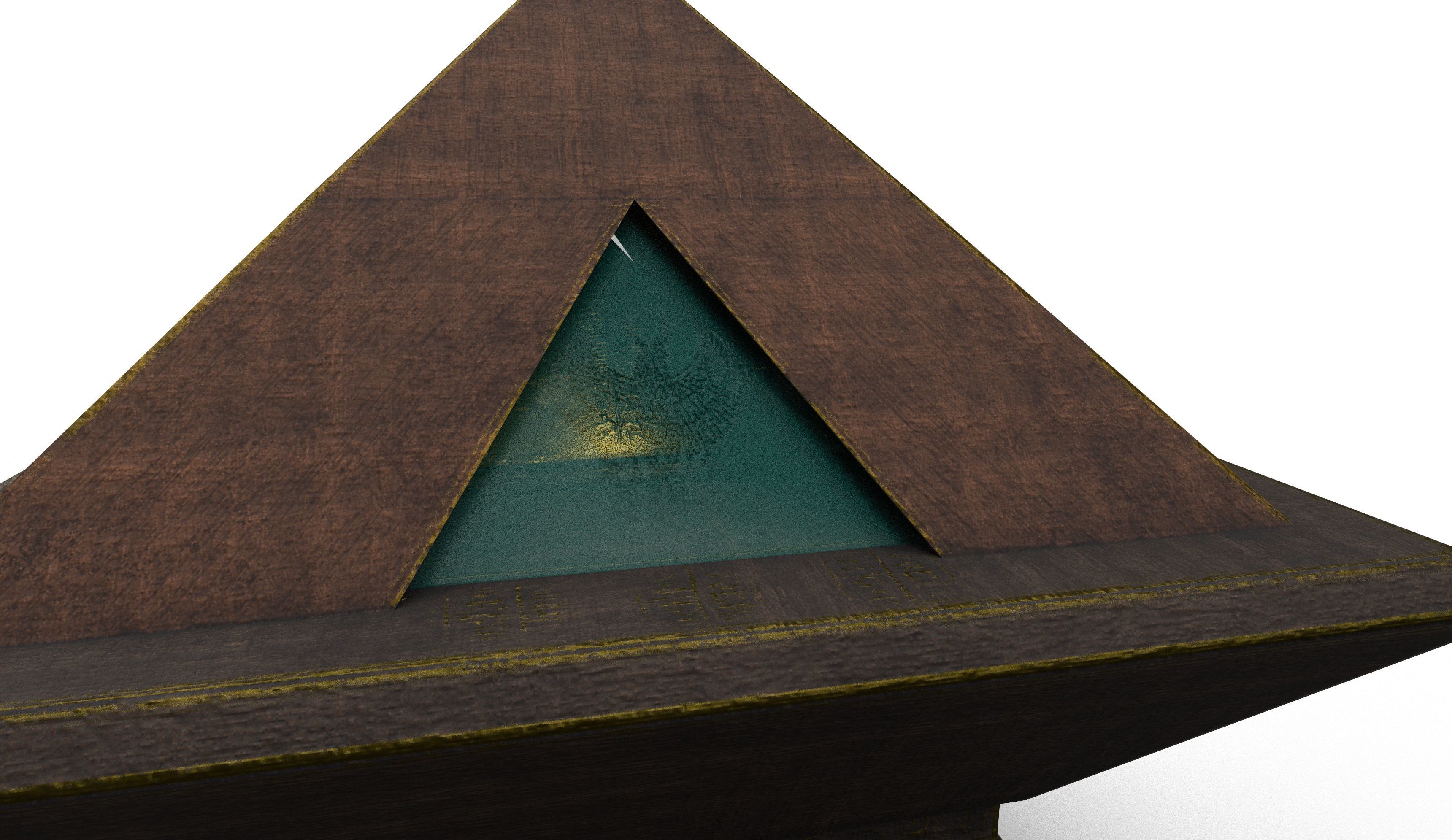 Old Chest4 Low-poly 3D model_3