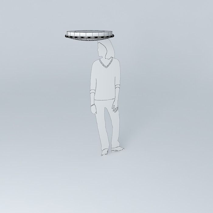 Apply Ring Lamp Interior  3D model_3