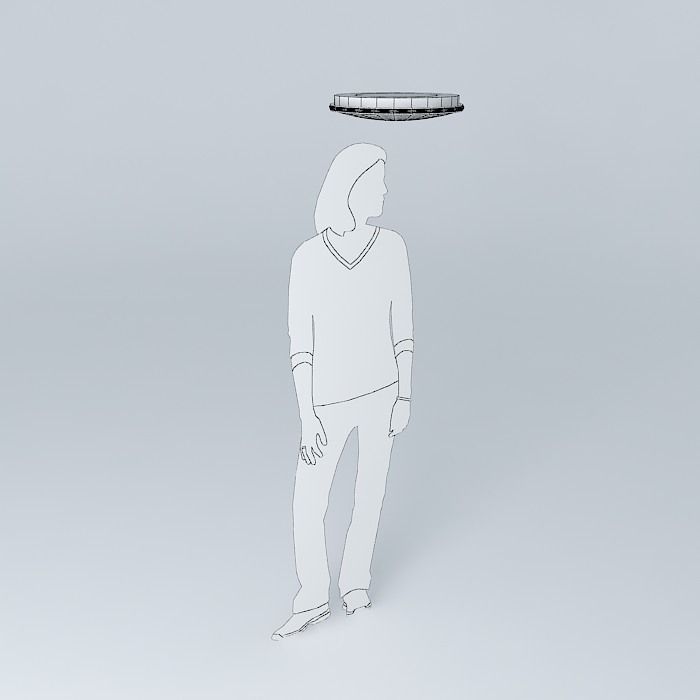 Apply Ring Lamp Interior  3D model_4