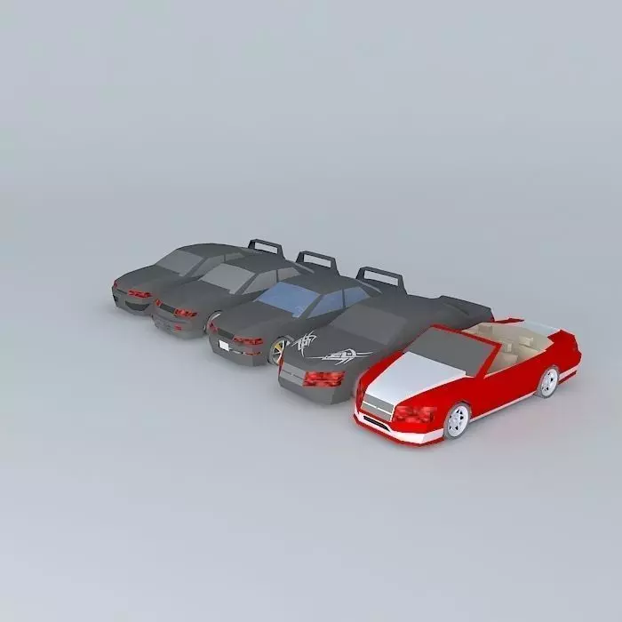 City Car Variations Free 3D model
