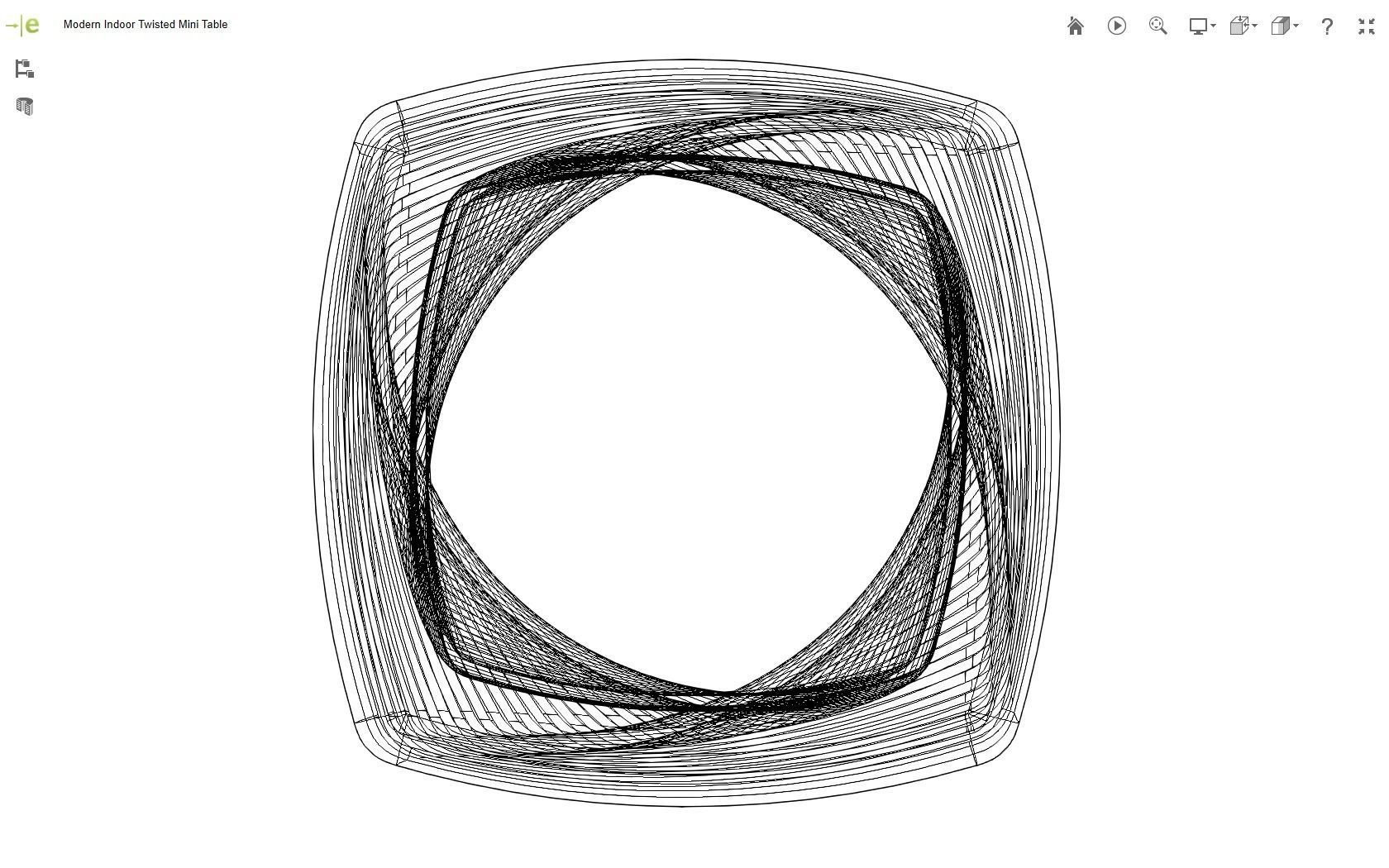 Modern Mini Table 3D print model_20